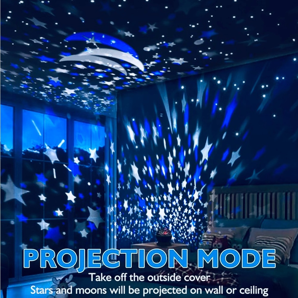 Starry Night Rotating Projector - Picture 2 of 8